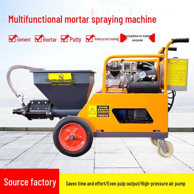 Multi-Function Automatic Wall Plastering and Grouting Machine for Interior & Exterior