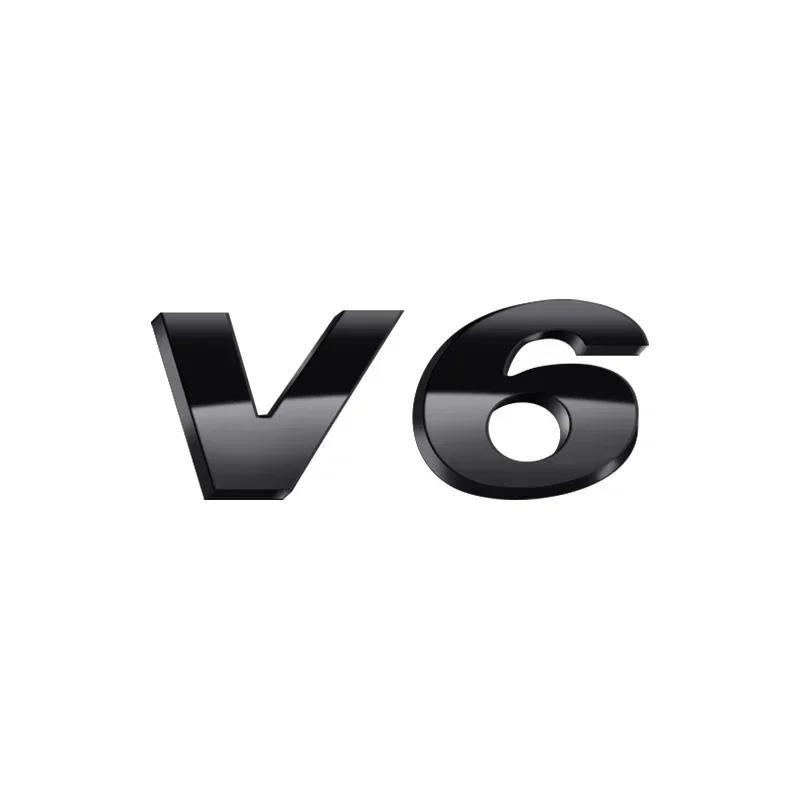 

3D ABS TIGUAN V6 V8 TSI TDI Car Letter Logo Sticker Tail Bumper Badge Auto Rear Trunk Emblem Styling Accessories For Volkswagen