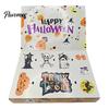 Halloween Party Table Decorations 3D Printed Figures with Gift Box, Small Flexible Fidget Toys Set, Pumpkin Bucket Stuffers Cute Grim Reaper,