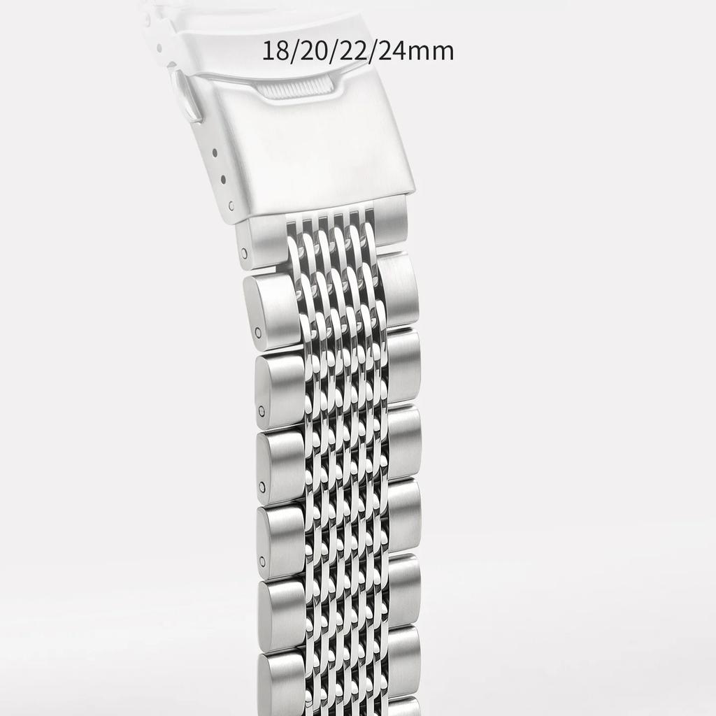 18/20/22/24mm Universal Stainless Steel Strap for Omega Seiko Quick Release Watchband for Samsung Huawei Gt5 Men Women Bracelet