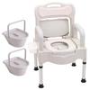 Iimono117 Portable Hauteur 6 Niveaux Ensembles de Seaux Amovibles Toilettes Simples Soins Infirmiers Simples Utilisation Soins Infirmiers Adultes Capacité de Charge 250kg Toilettes,
