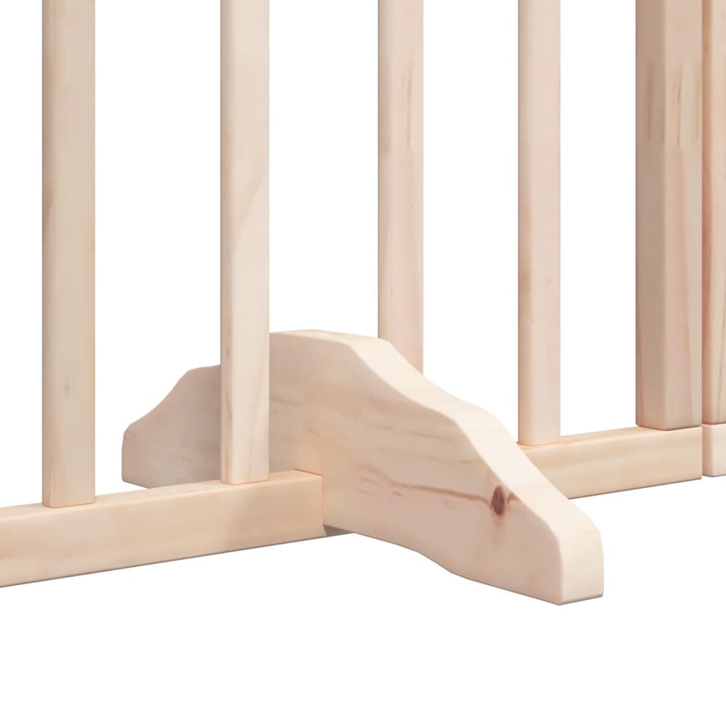 Vidaxl Składana Bramka Dla Psa, Z Drzwiami, 4 Panele, 320 Cm