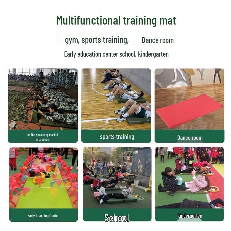 Wear-Resistant Foldable Sit-Up Exercise Mat