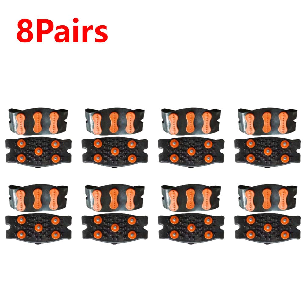 5 Stud Climbing Crampons Anti Slip Gripper Unisex Shoe Spikes Lightweight Foldable Extreme Mountain Climbing Traction Gear