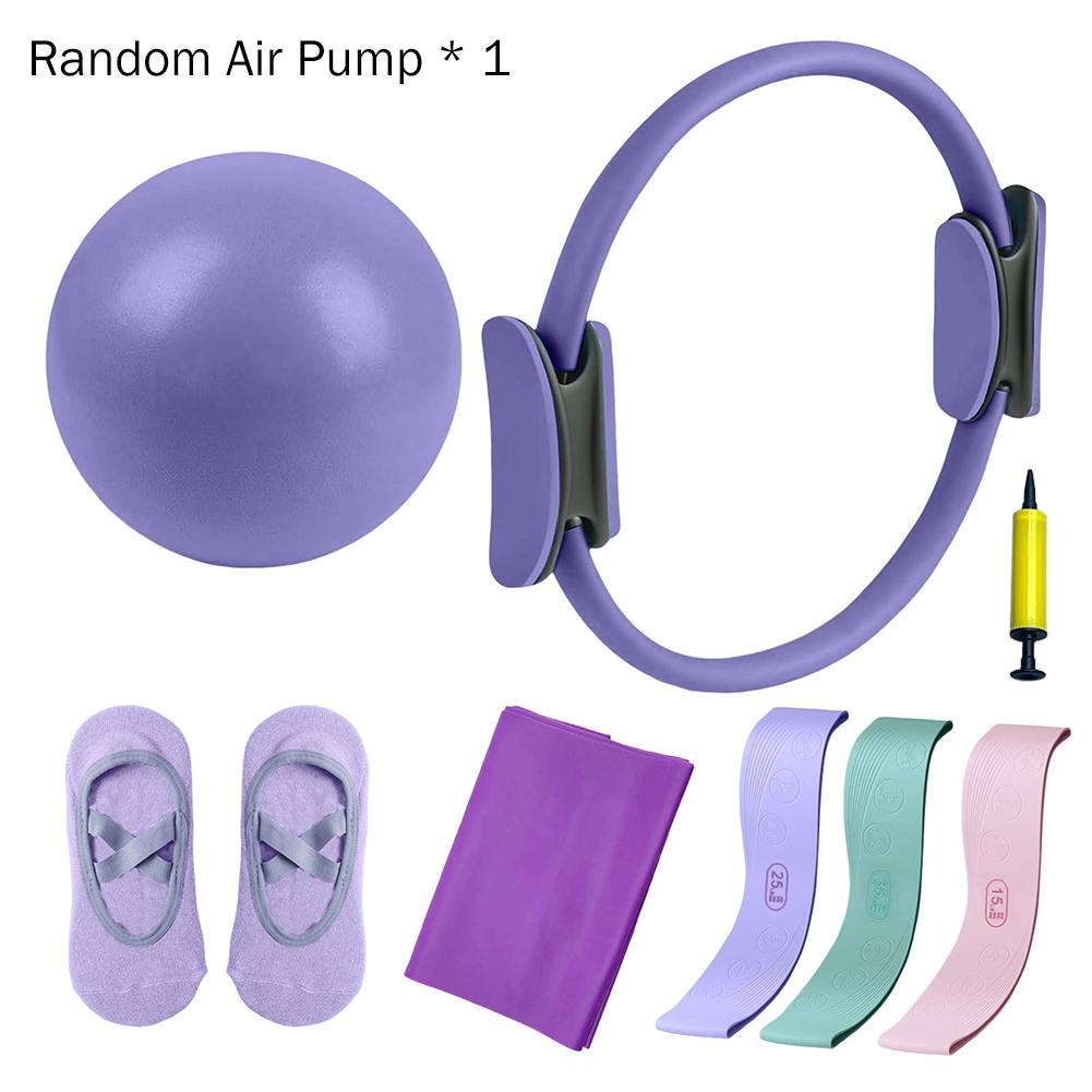 NEW Pilates Ball And Ring Set Pilates Fitness Ring Resistance Band Exercise Workout Fitness Equipment For Pregnancy Postpartum