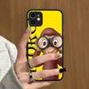 Lovely Curious G-George Monkey Phone Case For IPhone 16 15 14 Plus 15 13 12 11 Pro Max X XS MAX Matte Cover