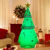 7FT Inflatable Christmas Tree Outdoor Christmas Decorations With Build In Bright LED Lights With Remote For Garden Lawn Party