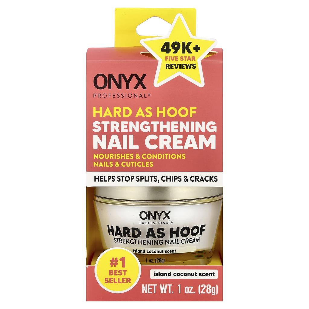 Hard As Hoop, Strengthening Nail Cream, Irish Coconut, 28G(1Oz)