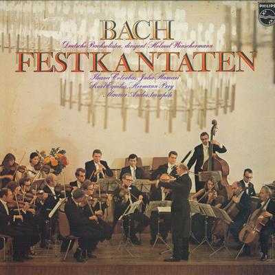LP Record HELMUT WINSCHERMANN, GERMANY BACHSO - Js Bach: Festival Cantatas 13PC30001 PHILIPS 1980 Japan Classical Used