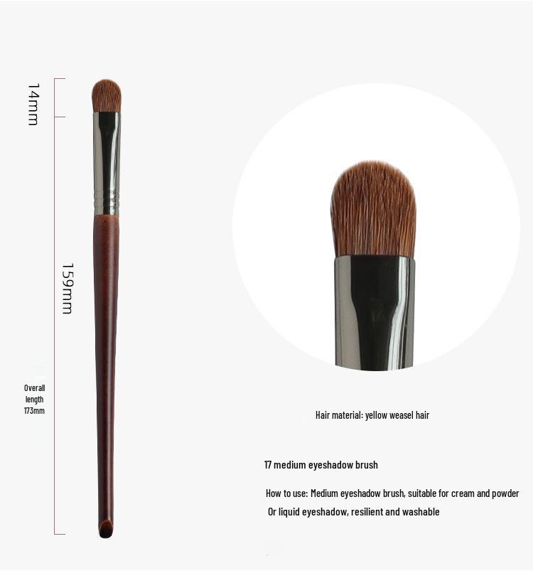 Wool Highlighting Makeup Brush Set - 24 Pieces: Includes MUF Series Concealer & Loose Powder Brushes