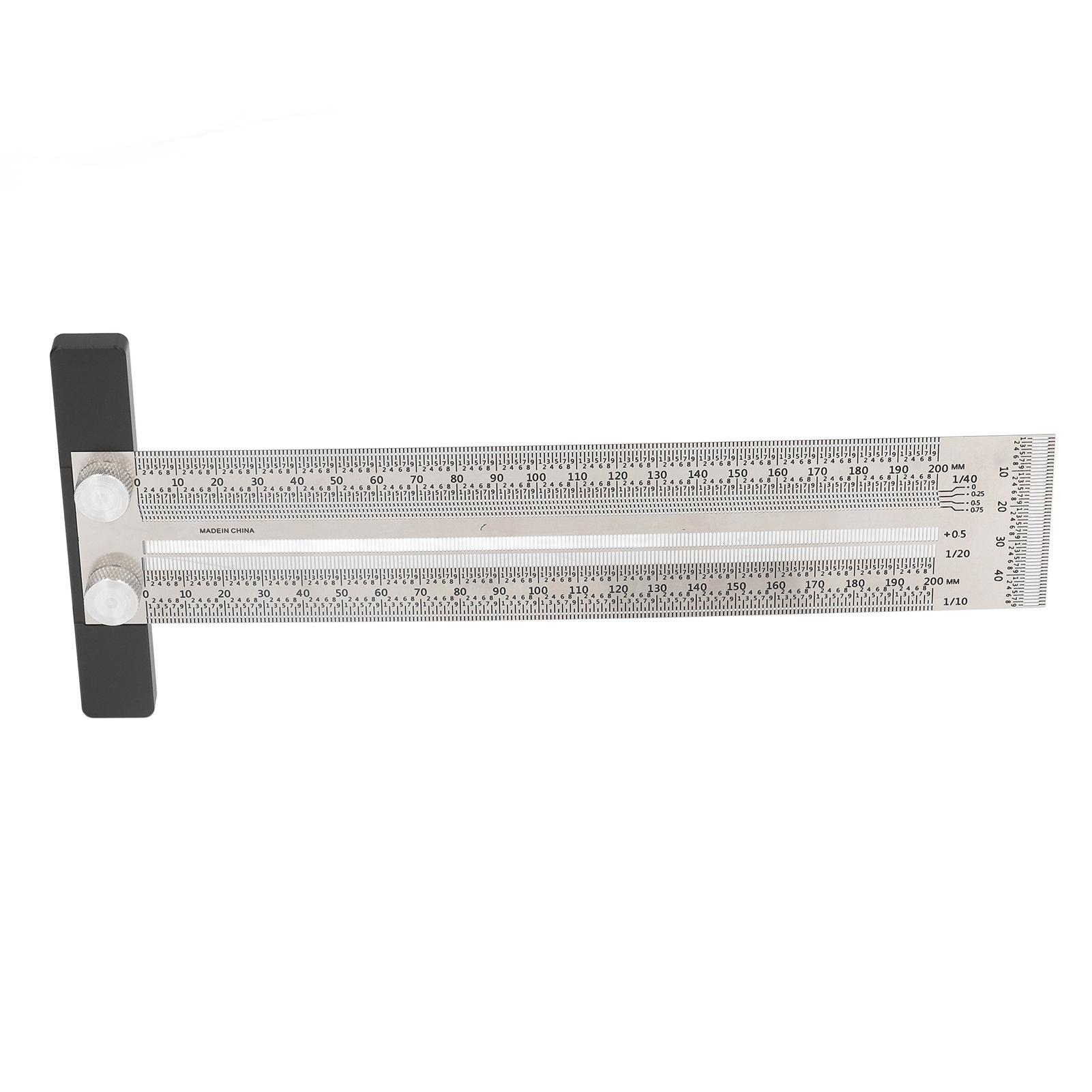 

Деревообработка Разметочные Т-образные линейки Позиционирующая Разметочная линейка Калибр Плотницкая Измерительная Разметочная линейка 200 мм 200mm / 7.87in