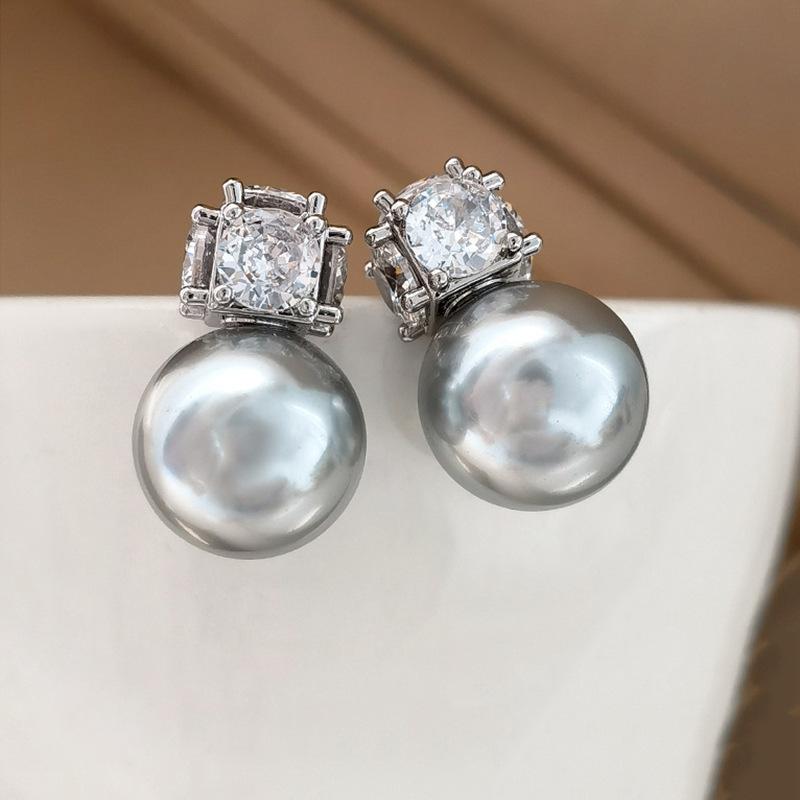 

Дизайн Xiaoxiangfeng простые геометрические жемчужные серьги-крючки модные и элегантные темпераментные серьги ретро простые серьги женские