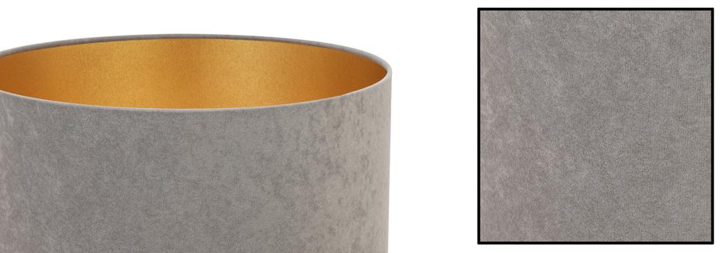 Hanging Lamp Ceiling Chandelier Golden Velvet Lampshade
