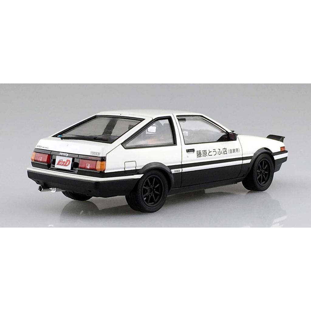 Aoshima Bunka Kyozai Initial D Takumi Fujiwara AE86 Trueno Project D Spezifikation Maßstab Kunststoffmodell Nr. 1 1/24