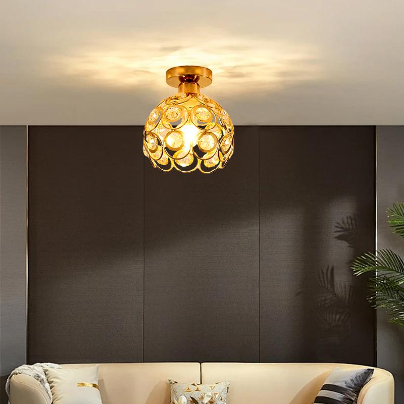 

1 шт. гостиная встроенный потолочный светильник фойе свет прохода хрустальный абажур светильники для коридора