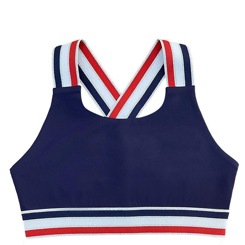 

Guangzhou Jinke Sporting Goods Co., Ltd. Combat Comfortable High Elastic Ribbon Kids Yoga Clothes Training Quick-Drying Navy blue 6-----S