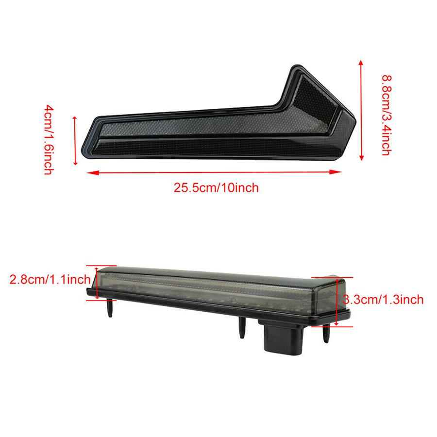 Smoke LED Brake Tail Light for Polaris RZR Pro