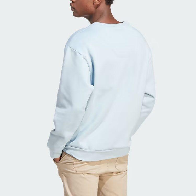 adidas Lounge-Sweatshirts Herren Hellblau Rundhalsausschnitt Moderat Regular IM0489