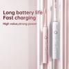Black Cost -effective Oral Healthy Product High-quality 5 Modes Ultrasonic Electric Toothbrush Piano Process Design for Couple