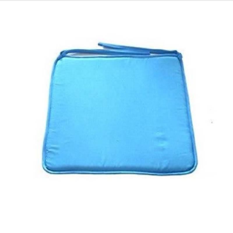 Stylish Foam Chair Cushion In Solid Color For Dining Room And Office Use Featuring Multiple Color Options Like Deep Red And Sky Blue