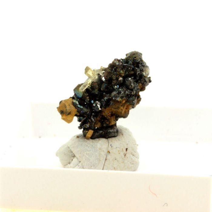 Pierres et Minéraux. Tetrahedrite. 12.5 ct. Mésage Mine, Saint-Pierre-de-Mésage, France.