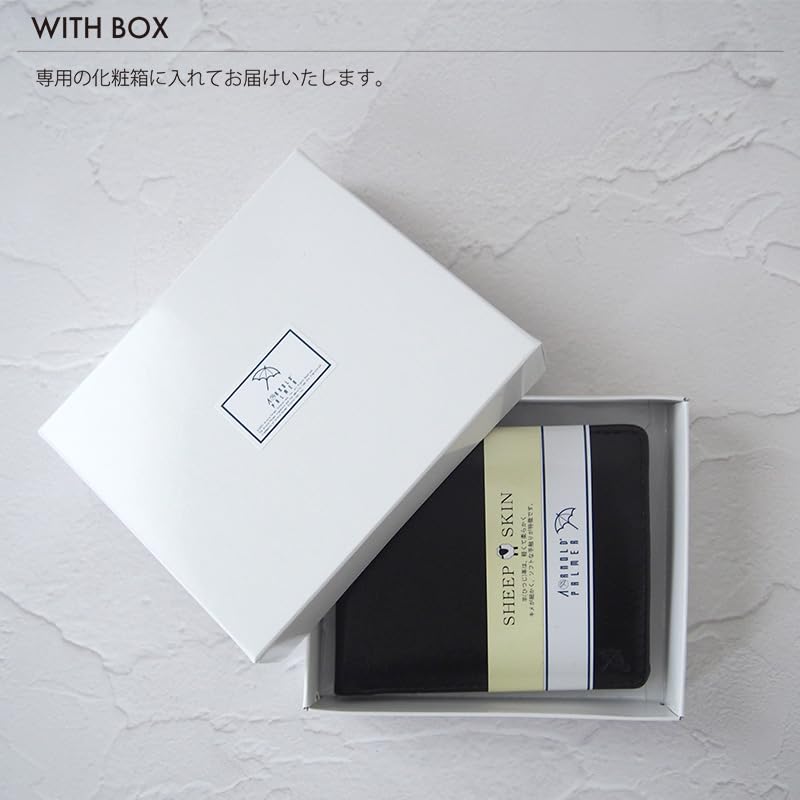 Arnold Palmer Bifold Wallet with Bill Sheepskin Men's Compartment, Leather, APS-3205 (Black)