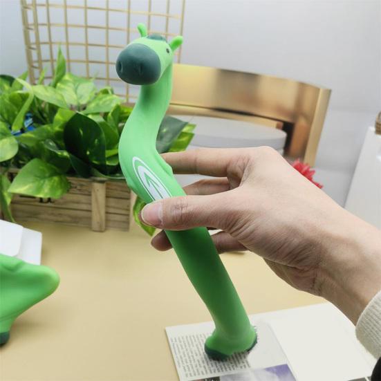 Yousheng Green Horse Stretchy Toy Stress Anxiety Relief Horse Shape Sensory Toy Adults Teens Kids Soft Flexible TPR Animal Fidget Toy Party Favors