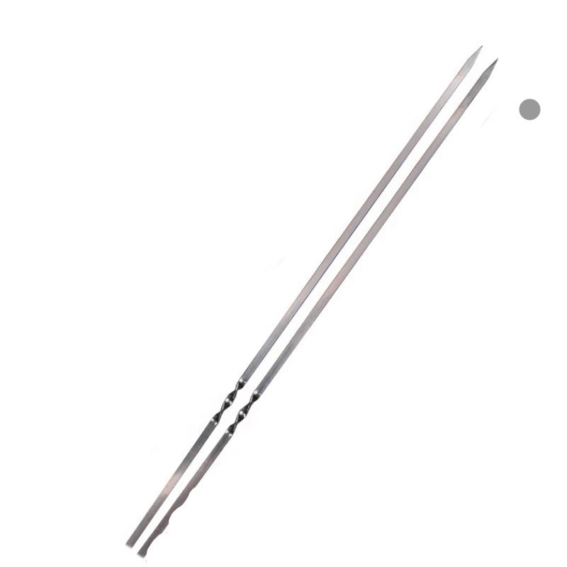 ZISIZ Stainless Steel BBQ Skewer Storage Tube