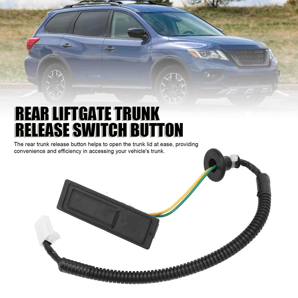 Rear Liftgate Trunk Release Switch Button 25380‑3JA0B - Replacement for Nissan Pathfinder 2013‑2020