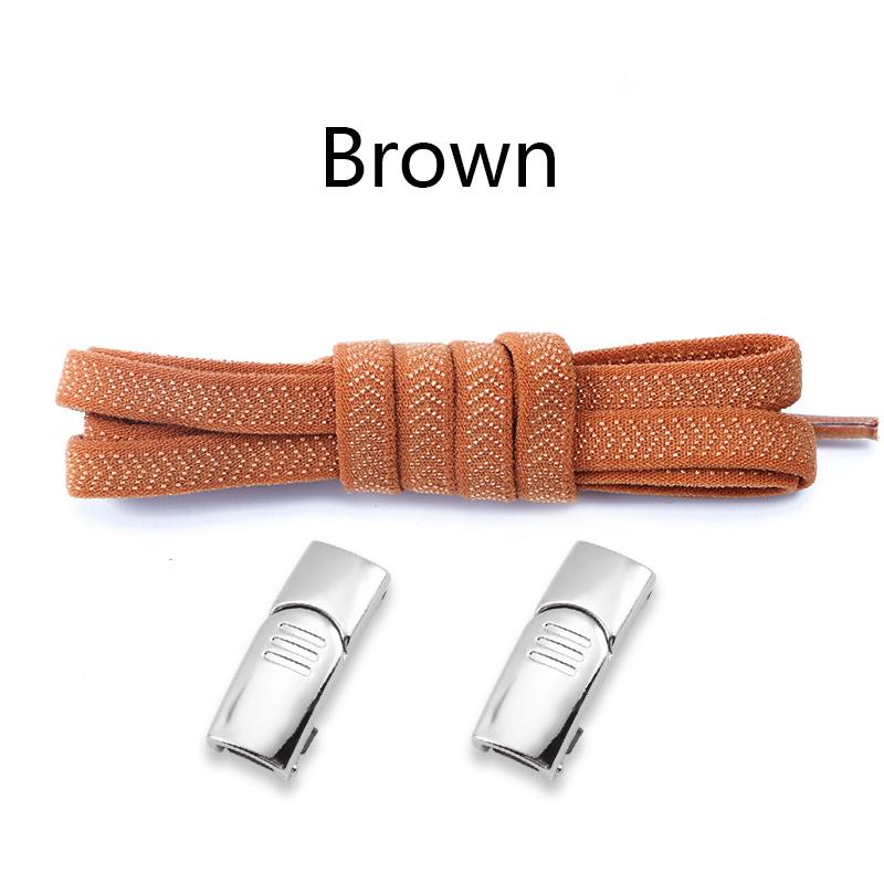 New Magnetic Buckle Lock Shoelaces Without ties Flat Elastic Laces Sneakers Kids Adult No Tie Shoe laces for Shoes Accessories