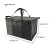 Xxxlsize Large-Capacity Insulated Bag, Reusable, Three-Layer Insulated Pizza Delivery Bag, Portable Waterproof Refrigeration Bag