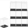 Clear Stackable Building Block Display Box Dustproof Transparent Compatible Minifigures Storage Case for Home Brick Collection