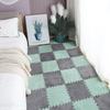 12Pcs Winter Hot Selling Interlocking Mat 30x30CM Plush Splicing Carpet Bedside Mat for Bedroom All-Season Soundproof and Warm