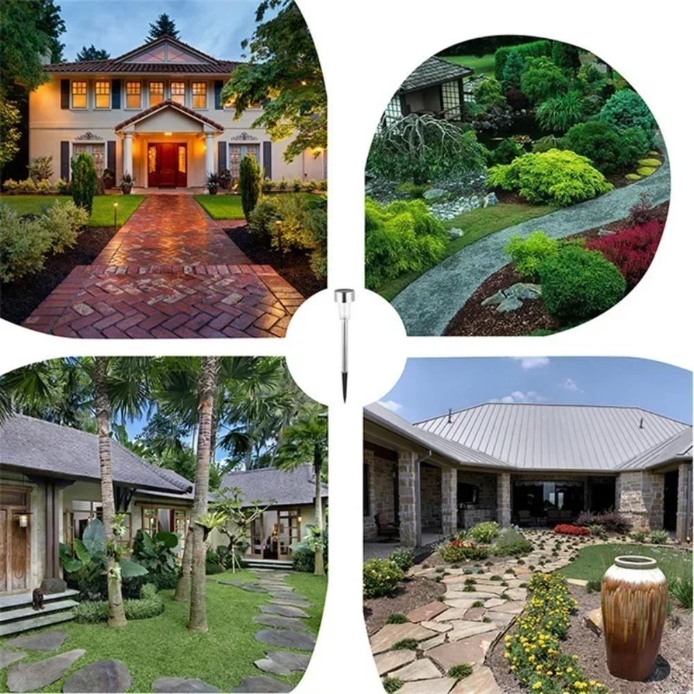 Solar Powered Waterproof Outdoor Lights, Garden Lamp, Landscape Path, Yard, Backyard, Lawn, Patio, Decorative