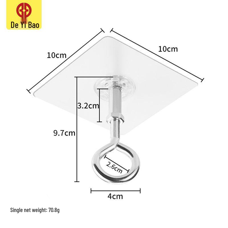 Traceless Ceiling Hook for Mosquito Nets and Curtains