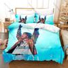 T-Tame Impala Duvet Cover + 2 Pillowcases Soft Gradient Cosmic Line Art Print Soft Quilt Cover Set Australian Legend Rock Band