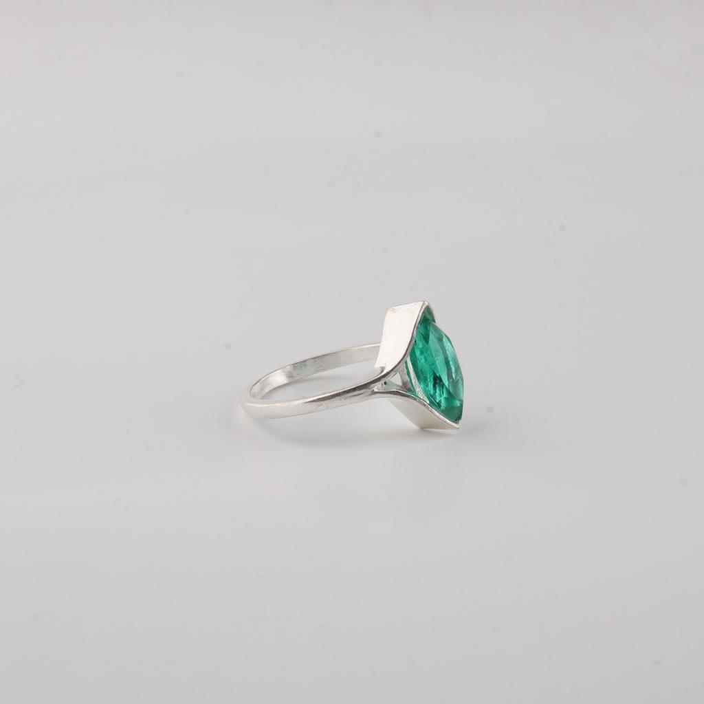 Chrome Diopside Gemstone 925 Sterling Silver Jewelry Partywear Ring For Anniversary CZR-20-2