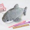 Shark Pencil Case Large Capacity Portable Kawaii Pencil Bag Multi-Purpose Zipper Shark Pen Case for School Office Supplies