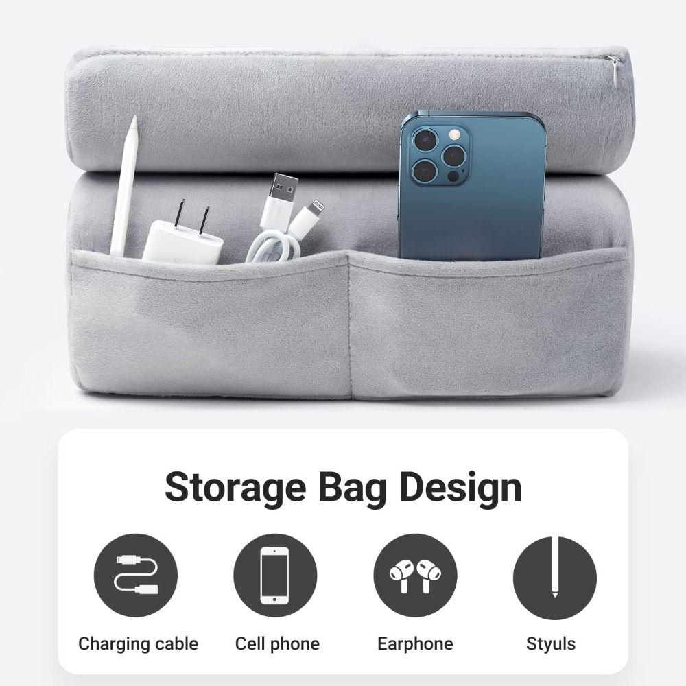 Multi-angle Adjustment Tablet Pillow Stand for Lap Reading Pillow Stand  Home Office Accessories