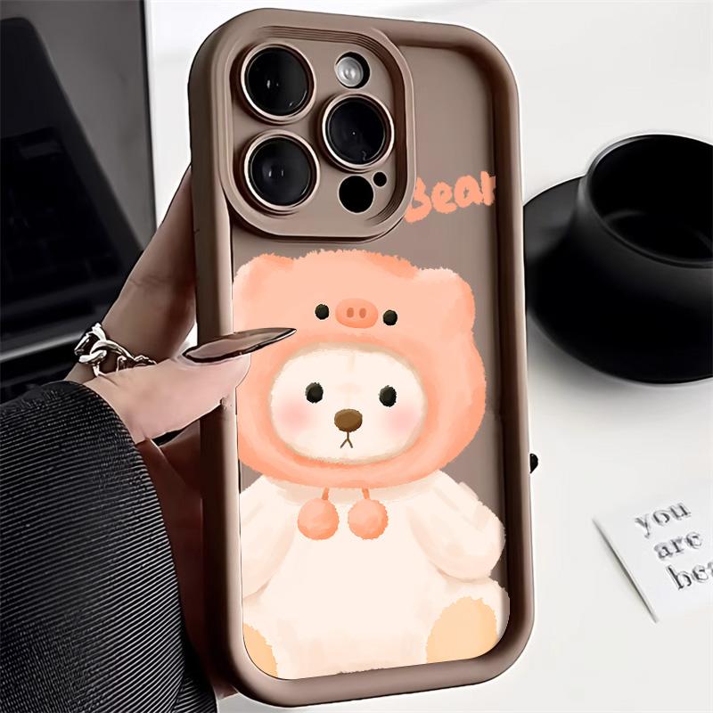 Telefonveske for iPhone 11 13 12 14 15 16 Pro Max 7 8 Plus XR XS Max Samsung A55 S24 S23 A02S Redmi 9 13C 9A 10 A3 OPPO A15S A16 A17 A18 A38 A53 A54 A31