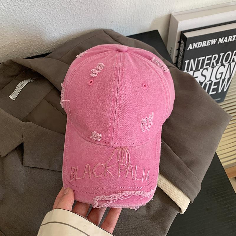 Japanese All Match Wide Brim Hat with Enlarged and Deepened Face Small Peaked Hat Big Head Circumference Hat