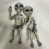 Alien Resin Decor Alien UFO Outdoor Gnomes Garden Statue Home Decor