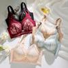 Wireless Lace Bra with Side Support and Anti-Sagging Design