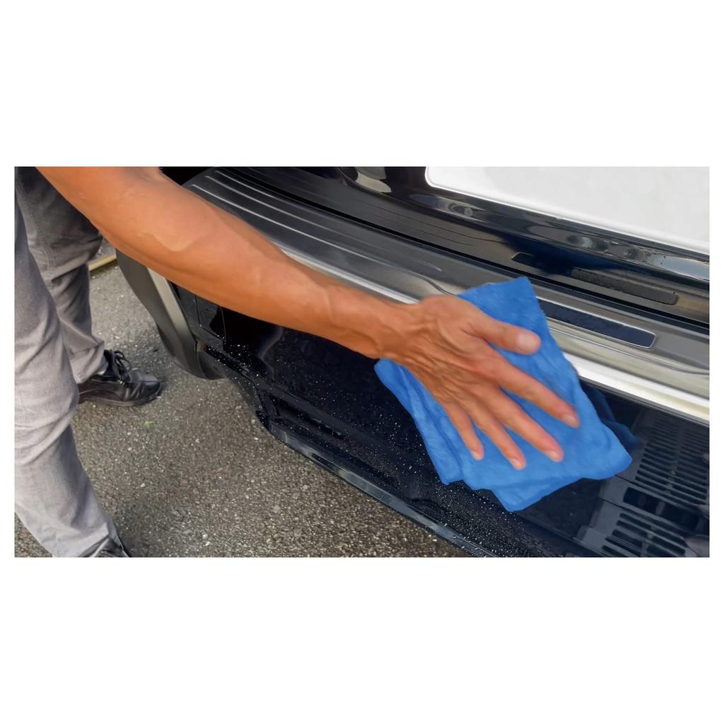 SIGNET Absorbent, Quick-Drying Microfiber Towels for Car Washing and Cleaning, 1kg Assortment Set (85117)