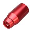Red 5 Speed Car Manual Aluminium Alloy Gear Stick Shift Knob Shifter Lever Head with 3 Adapter