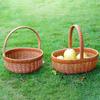 Imitation Rattan Handheld Shopping & Picnic Basket