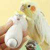 2-in-1 Bird Electric Nail File 6 Replaceable Grinding Pads Hidden Nail Clipper 360° Soft Light USB charge Quiet Nail Trimme