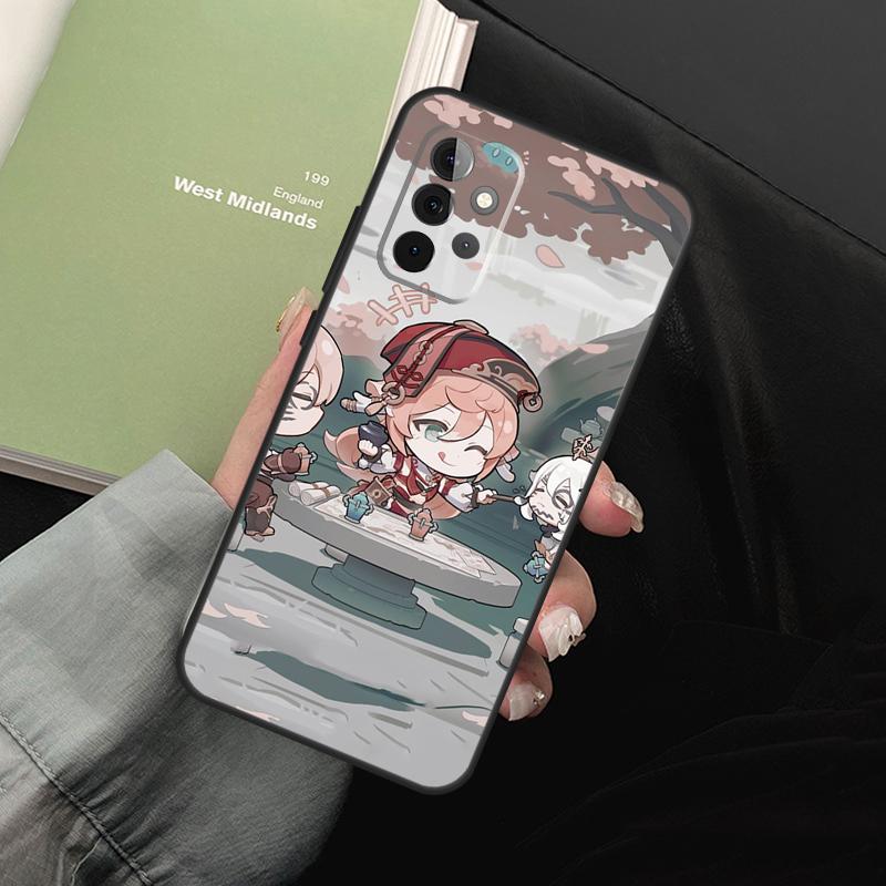 Genshin Impact Chibi For Samsung Galaxy A16 A06 A56 A36 A26 A05 A22 A32 A52 A54 A34 A14 A55 A15 A53 A33 A35 Case