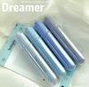 4pcs Highlighter Pen Set Spot Liner Pens Soft Colour Eye Protection Crystal Acrylic Stick Barrel Chisel Tip Stationery