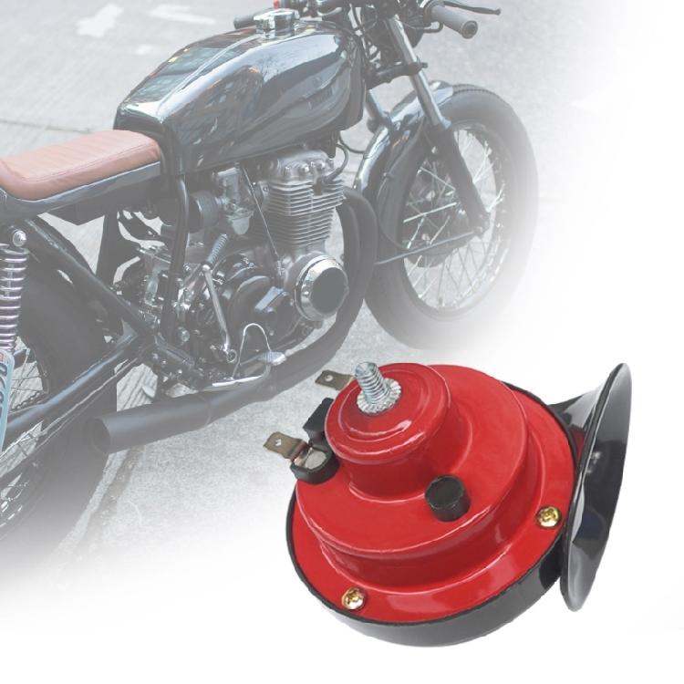 300DB Super Loud Air Horns 12V Waterproof Snail Horns Bike Electric Horn Simple Installation for Car Motorcycles & Boats